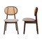 Baxton Studio Darrion Mid-Century Modern Grey Fabric and Walnut Brown Finished Wood 2-Piece Dining Chair Set 234-2PC-13291-ZORO - alternate 3